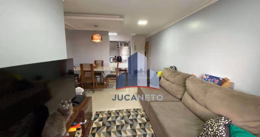Apartamento com 3 dormitórios à venda, 88 m² por R$ 424.000,00 - Parque São Vicente - Mauá/SP