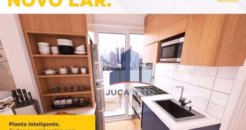 Apartamento com 2 dormitórios à venda, 45 m² por R$ 315.000,00 - Vila Guarani - Santo André/SP