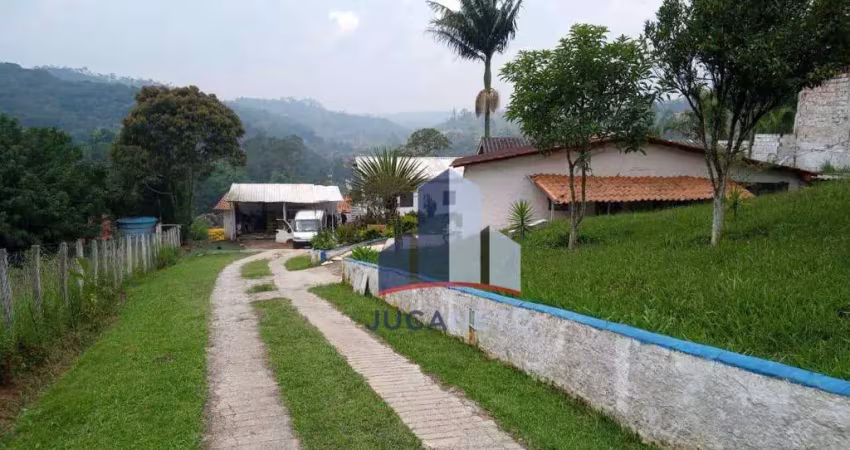 Chácara com 6 dormitórios à venda, 5380 m² por r$ 540.000,00 - clube dos oficiais - suzano/sp