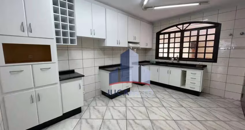 Sobrado com 4 dormitórios para alugar, 440 m² por r$ 6.500,00/mês - vila guarani - mauá/sp