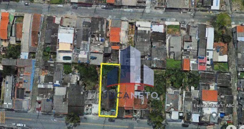 Terreno à venda, 300 m² por r$ 290.000,00 - jardim zaira - mauá/sp