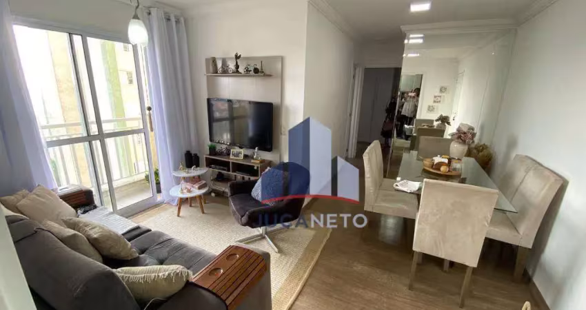 Apartamento com 2 dormitórios à venda, 52 m² por R$ 330.000,00 - Vila Falchi - Mauá/SP
