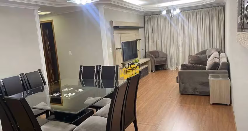Apartamento com 2 dormitórios para alugar, 105 m² por r$ 4.500,00/mês - vila bocaina - mauá/sp