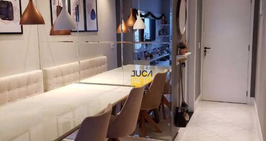 Apartamento com 2 dormitórios à venda, 72 m² por R$ 480.000 - Vila Assis Brasil - Mauá/SP