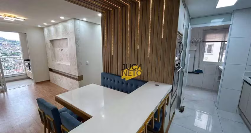 Apartamento com 2 dormitórios à venda, 58 m² por R$ 400.000 - Jardim Itapark - Mauá/SP