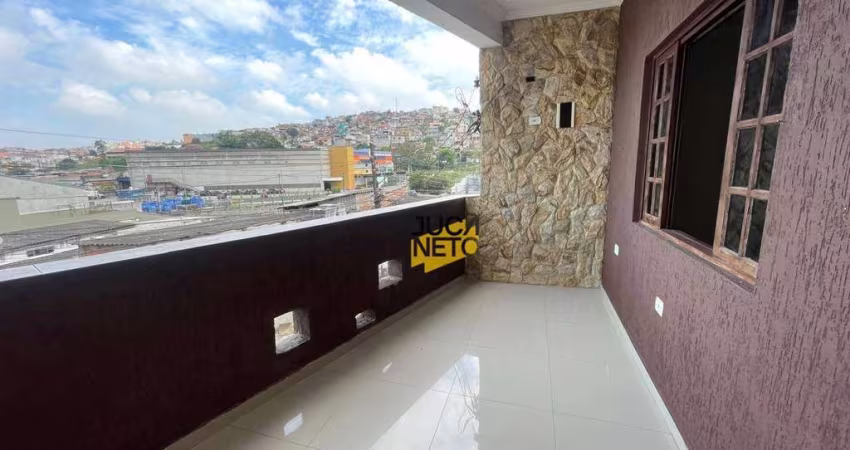 Casa com 3 dormitórios para alugar, 160 m² por R$ 1.950,00/mês - Vila Falchi - Mauá/SP