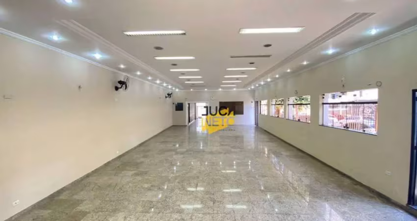 Salão, 192 m² - venda por r$ 750.000,00 ou aluguel por r$ 6.833,33/mês - vila pires - santo andré/sp