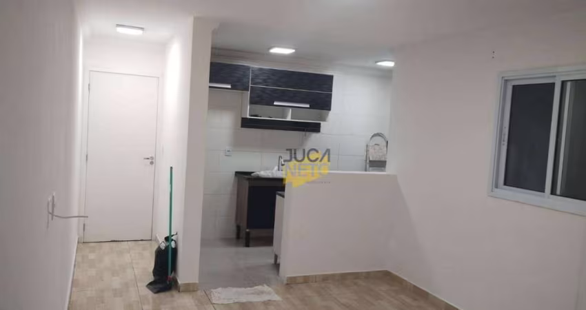 Apartamento com 2 dormitórios para alugar, 50 m² por R$ 1.817,00/mês - Vila Bocaina - Mauá/SP