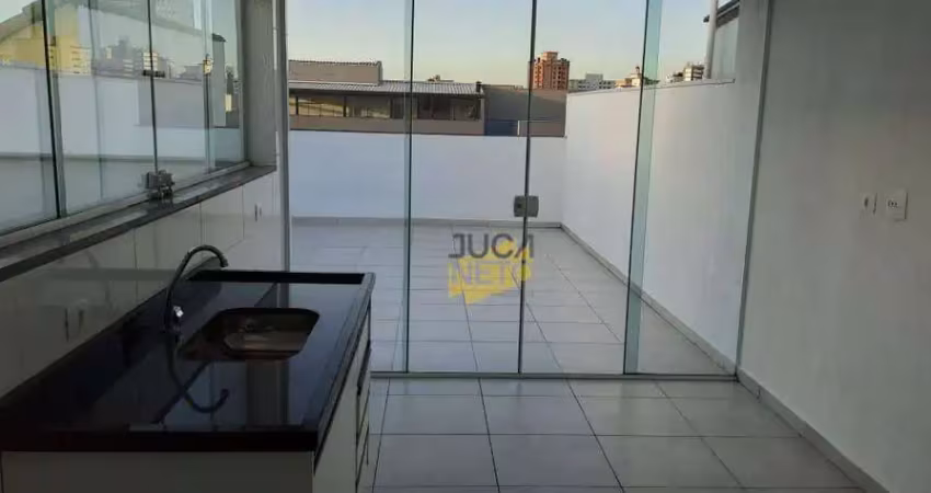 Cobertura com 2 dormitórios à venda, 94 m² por r$ 700.000 - jardim bela vista - santo andré/sp