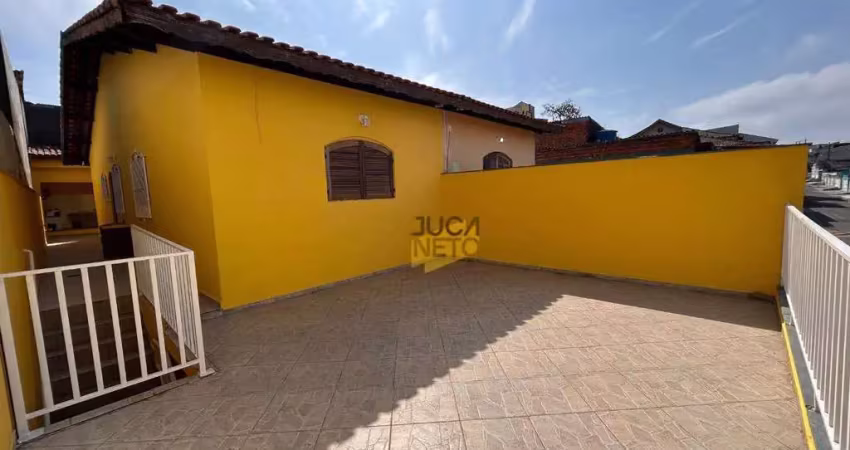 Casa com 2 dormitórios para alugar, 110 m² por r$ 3.050,00/mês - jardim itapark velho - mauá/sp