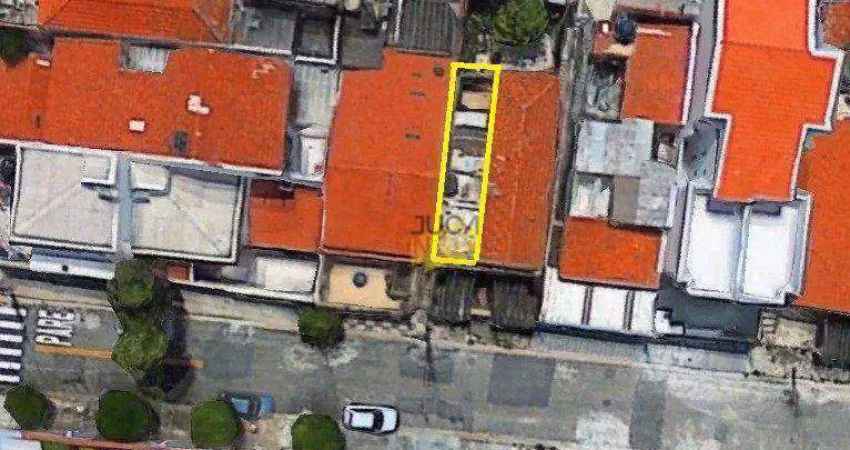 Terreno à venda, 240 m² por r$ 470.000,00 - vila clarice - santo andré/sp