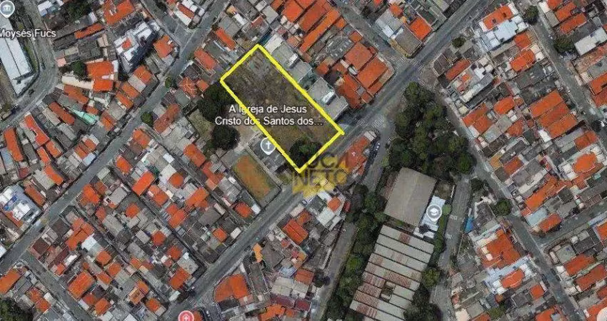 Terreno para alugar, 2238 m² por r$ 29.683,47/mês - vila alto de santo andré - santo andré/sp