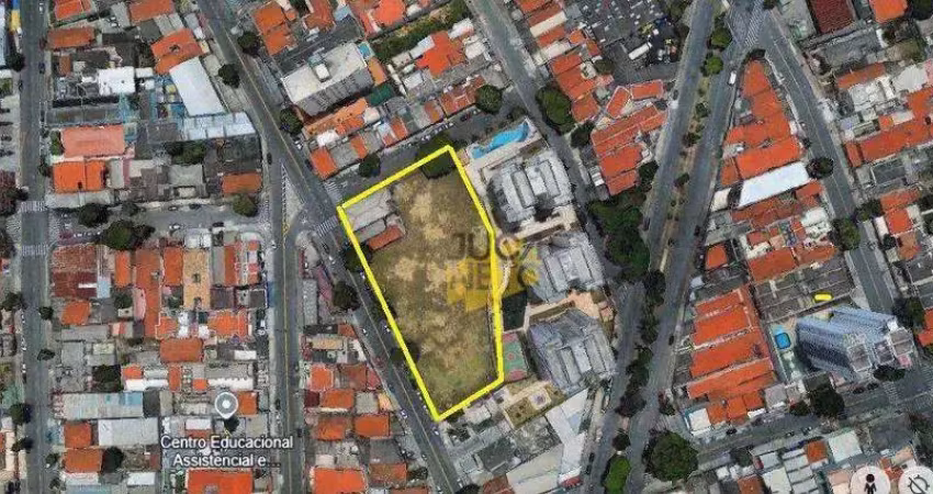 Terreno para alugar, 3379 m² por r$ 45.201,10/mês - vila helena - santo andré/sp