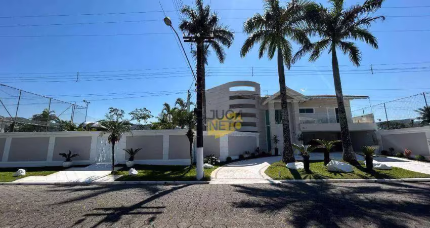 Casa com 7 dormitórios à venda, 452 m² por r$ 6.855.000 - acapulco - guarujá/sp