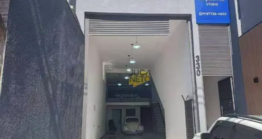 Salão para alugar, 125 m² por r$ 5.041/mês - vila noêmia - mauá/sp