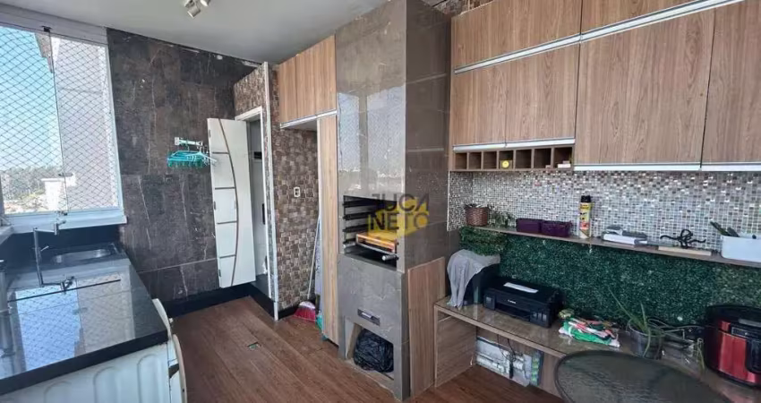 Cobertura com 3 dormitórios e suíte à venda, 84 m² por r$ 514.900 - parque são vicente - mauá/sp