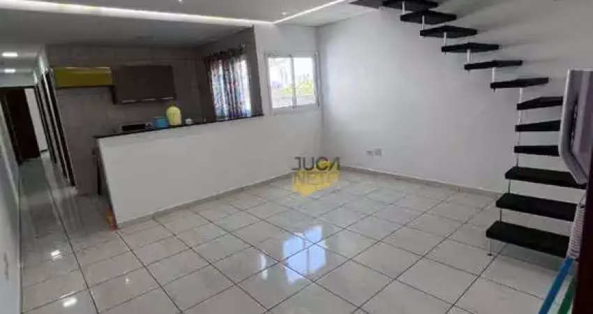 Apartamento com 3 dormitórios à venda, 121 m² por r$ 583.000 - vila pires - santo andré/sp
