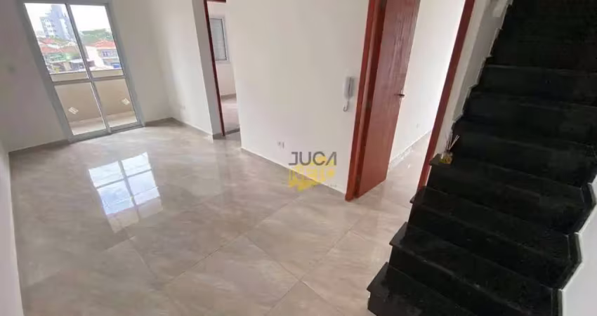 Cobertura com 3 dormitórios à venda, 119 m² por r$ 590.000 - matriz - mauá/sp