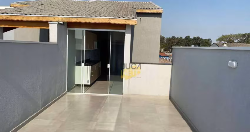 Cobertura com 2 dormitórios à venda, 100 m² por r$ 520.000 - vila camilópolis - santo andré/sp