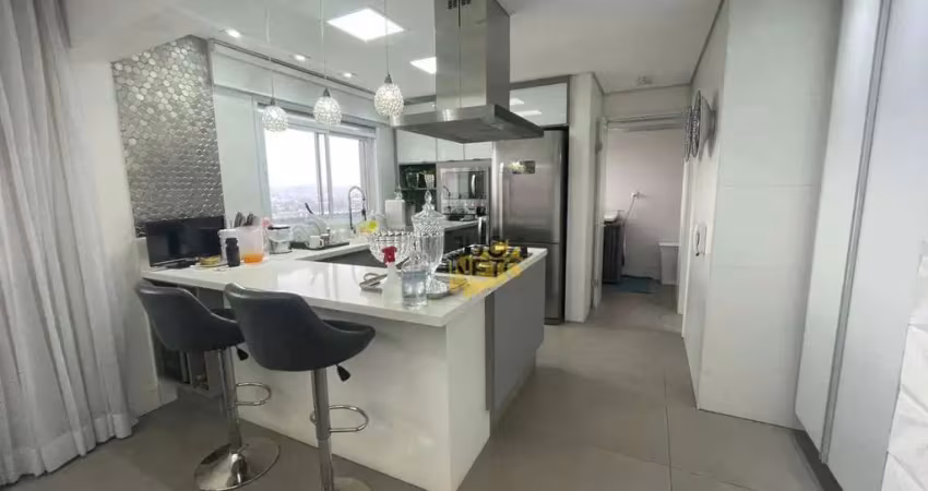 Apartamento com 2 dormitórios à venda, 107 m² por r$ 1.050.000,00 - vila homero thon - santo andré/sp