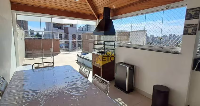 Cobertura com 2 dormitórios à venda, 110 m² por r$ 680.000,00 - campestre - santo andré/sp