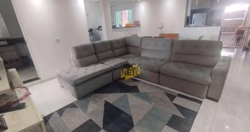 Casa com 2 dormitórios para alugar, 80 m² por r$ 2.000,00/mês - jardim itapark - mauá/sp