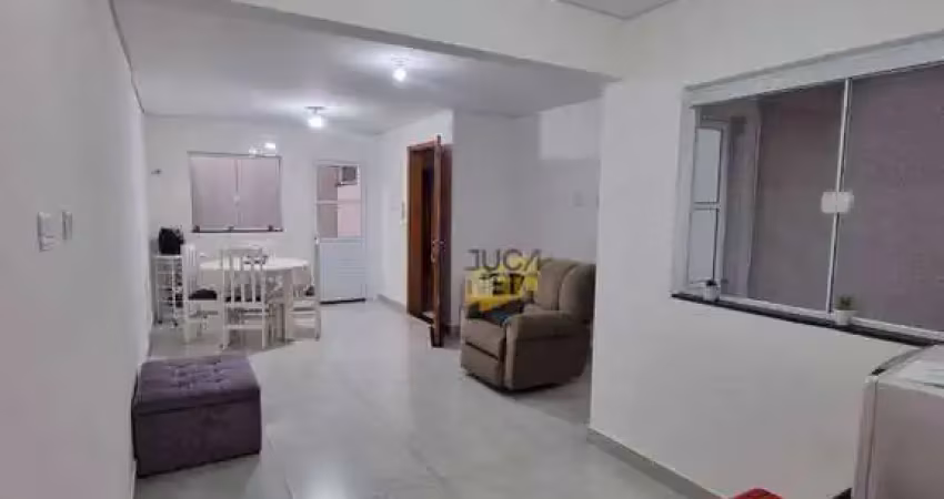 Apartamento com 2 dormitórios à venda, 70 m² por r$ 375.000 - utinga - santo andré/sp