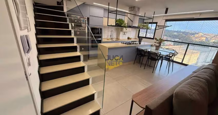Cobertura com 3 dormitórios à venda, 140 m² por r$ 1.095.000,00 - vila dirce - mauá/sp