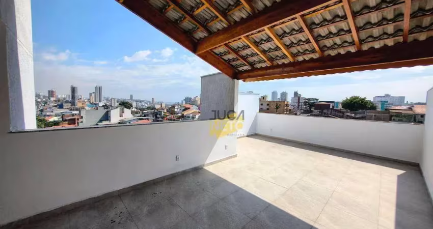 Cobertura com 2 dormitórios à venda, 83 m² por r$ 405.000,00 - jardim santa lídia - mauá/sp