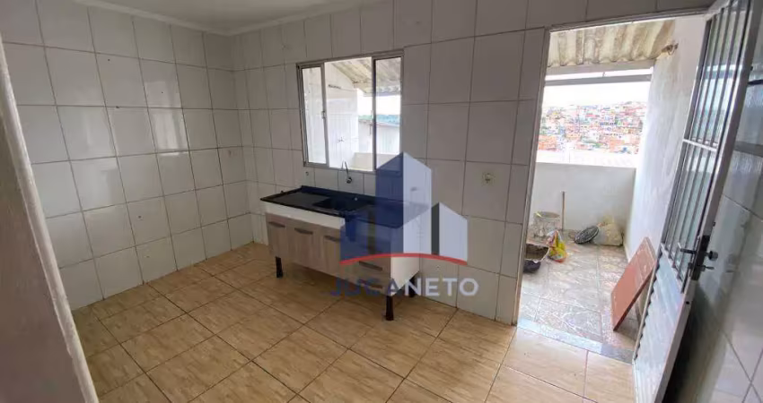 Casa com 3 dormitórios para alugar, 80 m² por r$ 900,00/mês - jardim oratório - mauá/sp