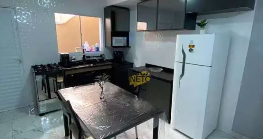 Sobrado com 2 dormitórios para alugar, 55 m² por r$ 2.050,00/mês - jardim itapeva - mauá/sp