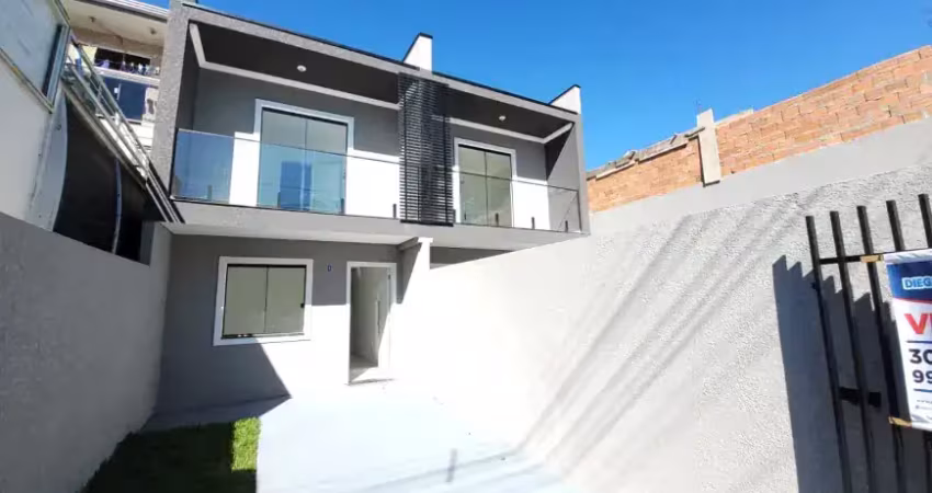 Sobrado 3 quartos no sitio cercado com churrasqueira