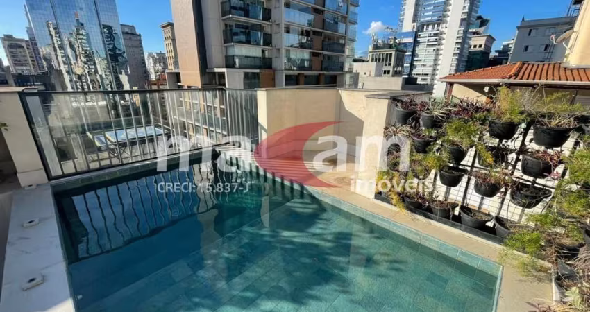 cobertura com 188.0 m², 3 dormitórios sendo uma suíte e 2 vagas, à venda no bairro Vila Olímpia.