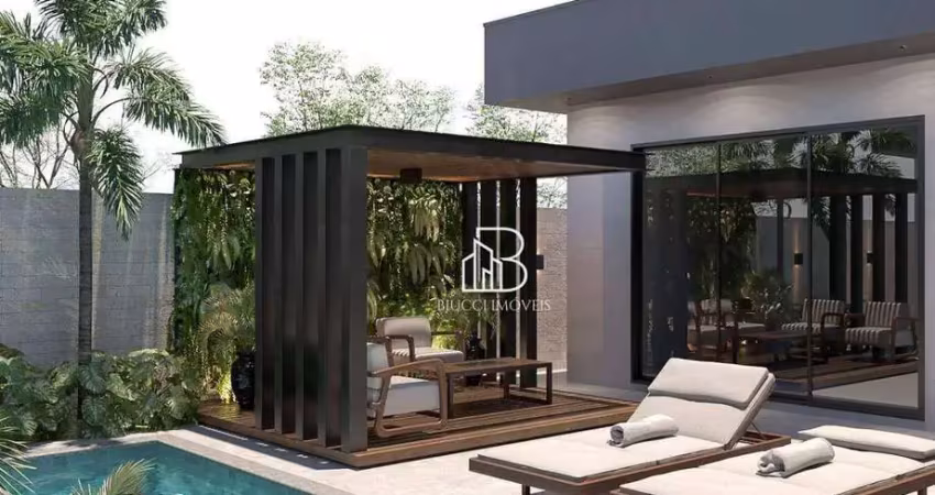 Casa com 3 dormitórios à venda, 222 m² por R$ 1.990.000,00 - Condomínio Santorini Residencial Club - Paulínia/SP