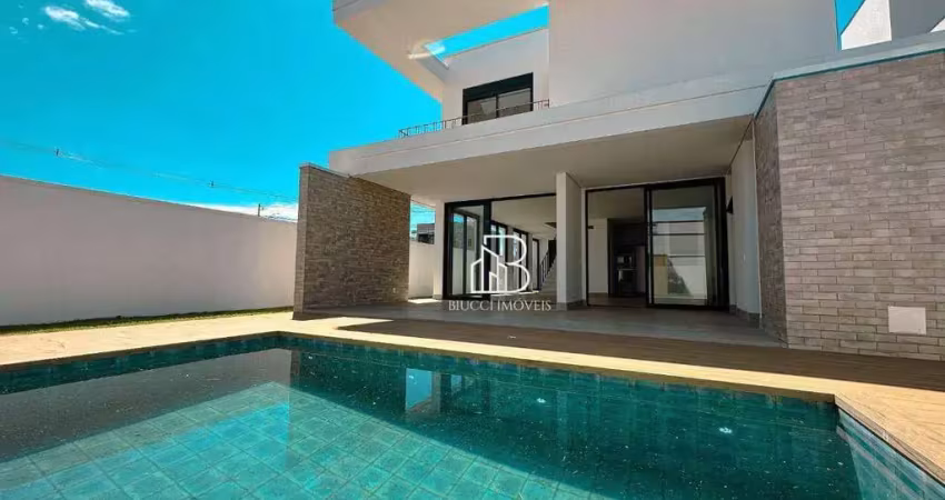 Sobrado com 5 dormitórios à venda, 262 m² por r$ 2.550.000,00 - condomínio santorini residencial club - paulínia/sp