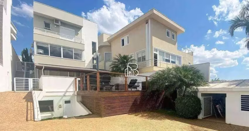 Sobrado com 3 dormitórios, 247 m² - venda por r$ 2.950.000 ou aluguel por r$ 16.800/mês - swiss park - campinas/sp