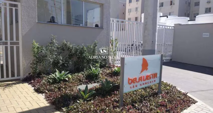 Apartamento à venda, no condomínio bela vista,  em são gonçalo, neves (neves), com 2 quartos, 48m²
