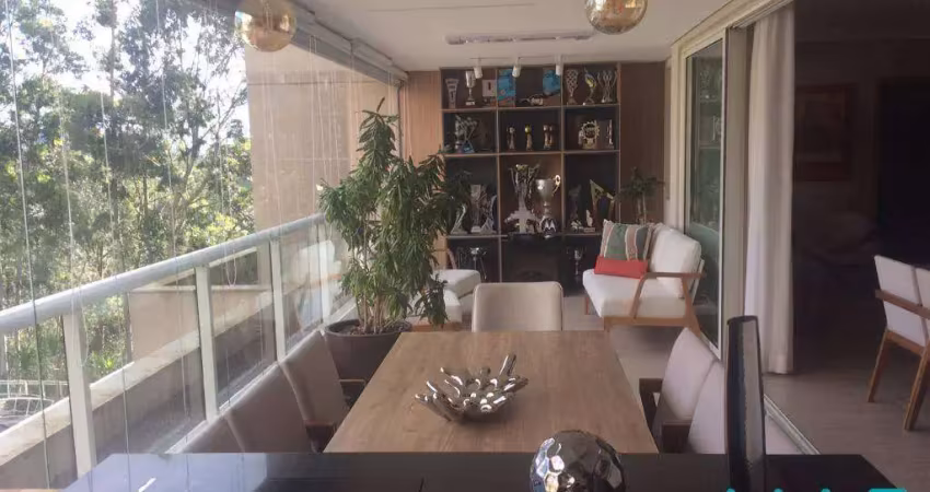 Boulevard tamboré 228m2 - vista livre e mobiliado - estuda permuta!