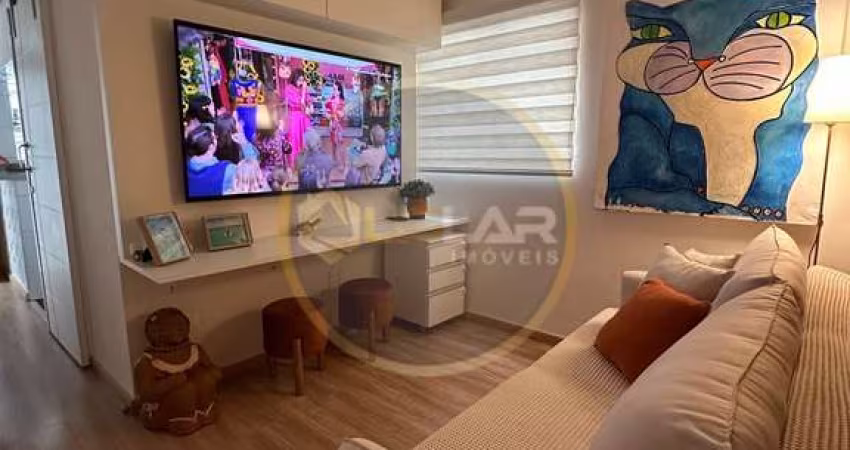 Apartamento de 1 dormitório reformado na ponta da praia