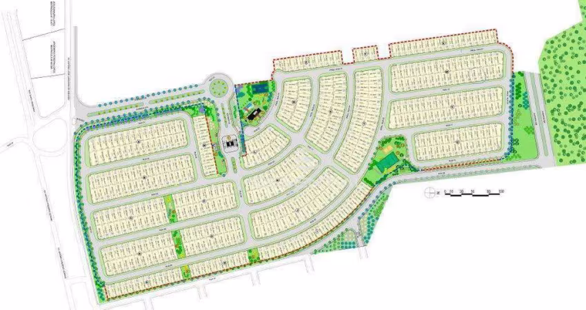 Terreno à venda no Condomínio Tamboré em Barretos, 279 m² por R$ 240.000