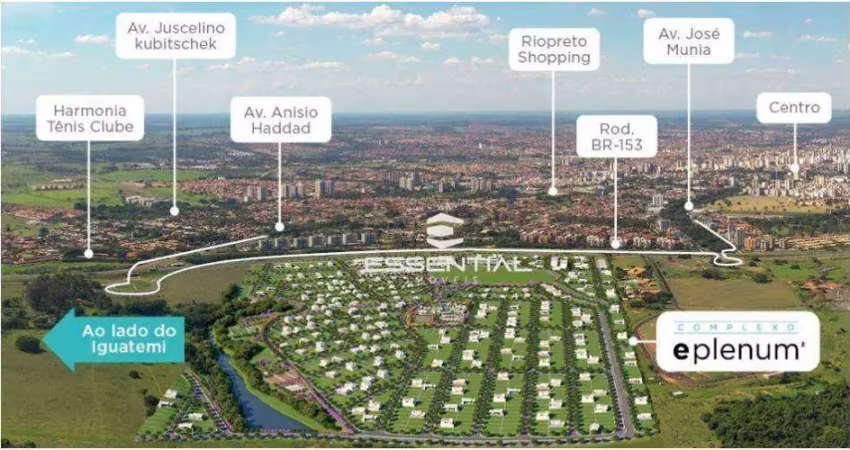 Terreno à venda, 258 m² por r$ 350.000 no complexo eplenum em são josé do rio preto/sp