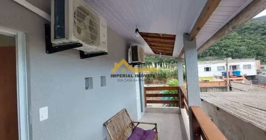 Locação - casa 2 dormitórios na praia do sapê em ubatuba/sp