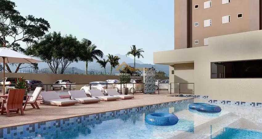 À venda  -  apartamento 2 dormitórios no indaiá - caraguatatuba/sp
