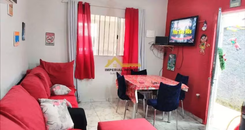 À venda i0782 - casa 2 dormitórios no bairro golfinho - caraguatatuba/ sp