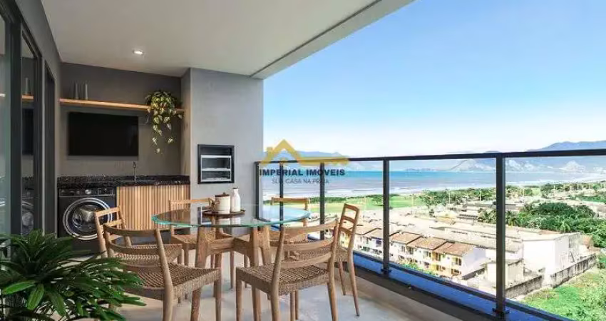À venda - apartamento 2 dormitórios na praia do aruan - caraguatatuba/sp