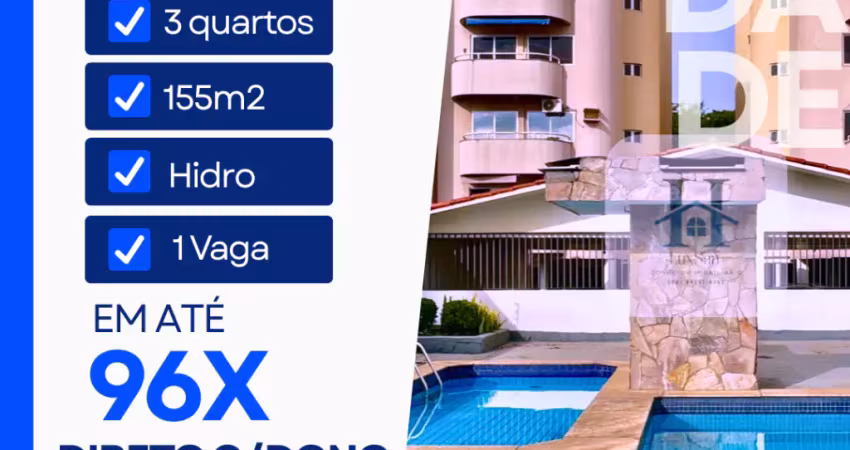 Cobertura duplex em caldas novas, 3 qtos - terraço com churrasqueira e hidromassagem¨ parcelada