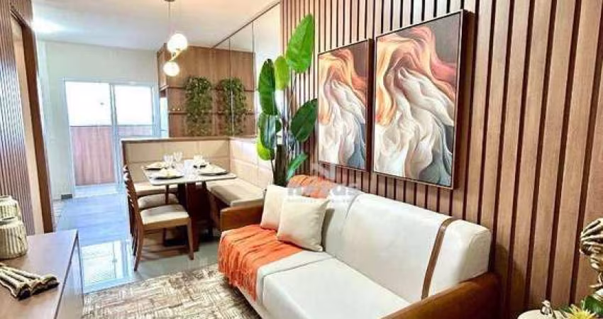Excelente Apartamento Mobiliado com 2 quartos sendo 1 suíte à venda, 62 m² por R$ 525.000 - Santa Mônica - Uberlândia/MG