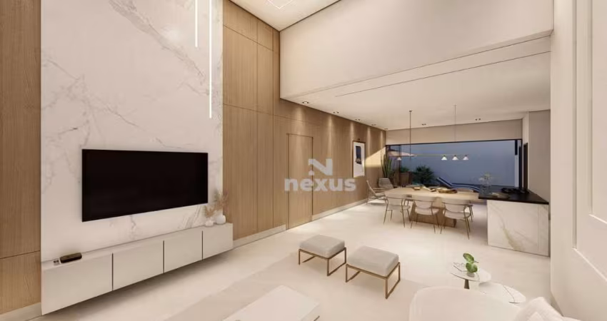 Casa com 3 quartos sendo 1 suíte com closet, à venda, 171 m² por R$ 1.200.000 - Praça Alto Umuarama - Uberlândia/MG