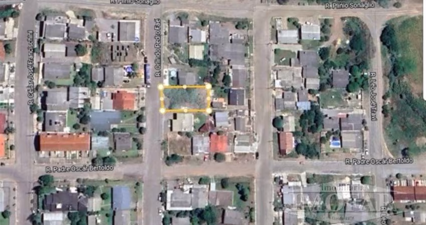 Ótimo terreno localizado no bairro Santa Catarina, medindo 14,5 metros de frente com 26 metros de comprimento.  Área total: 377,00m.   Confira!