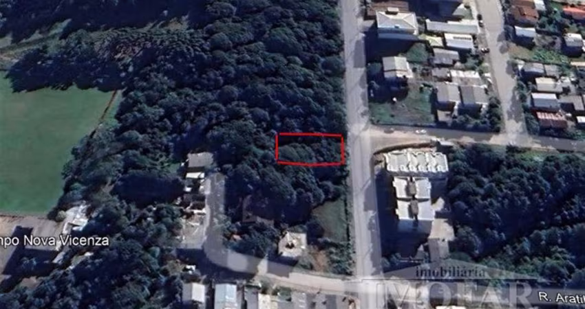 Excelente terreno na esquina das Ruas São Vicente e Alpestre, com 378,50 m.
